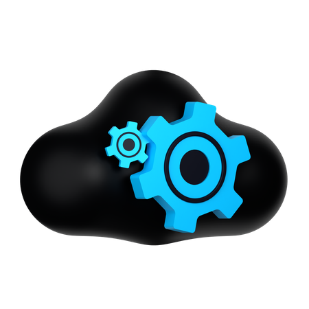 Paramètre de nuage  3D Icon