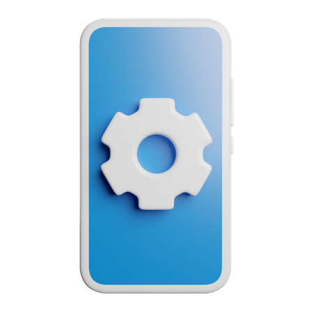 Réglage du smartphone  3D Icon