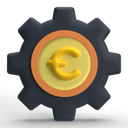 Réglage de l'euro  3D Icon