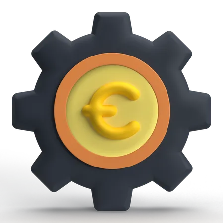 Réglage de l'euro  3D Icon