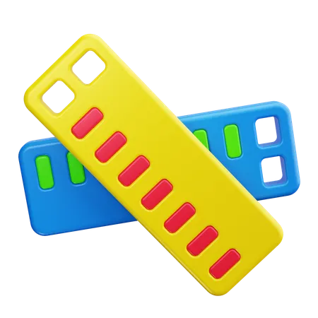 Règle  3D Icon