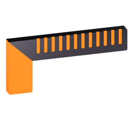 Règle  3D Icon