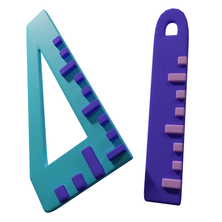 Règle  3D Icon