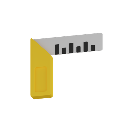 Règle  3D Icon