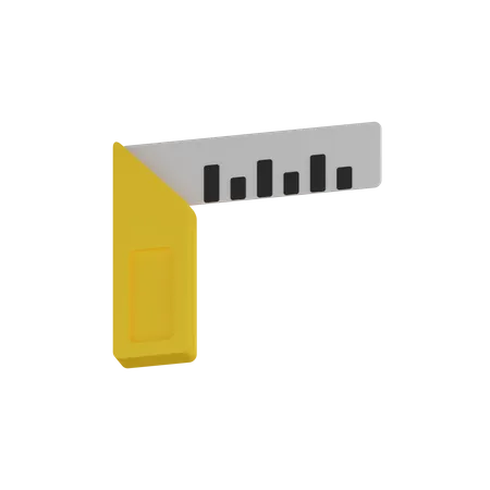 Règle  3D Icon