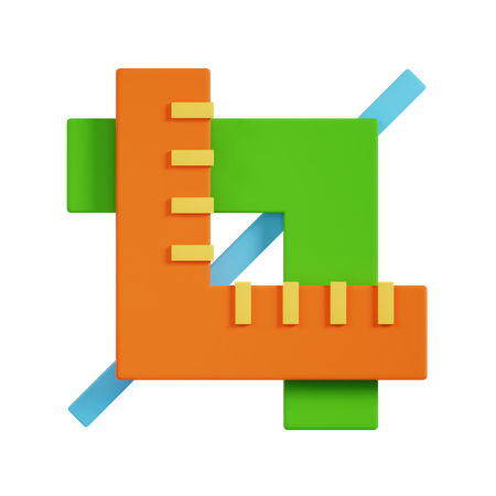 Règle  3D Icon