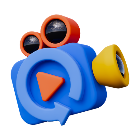 Regravação  3D Icon