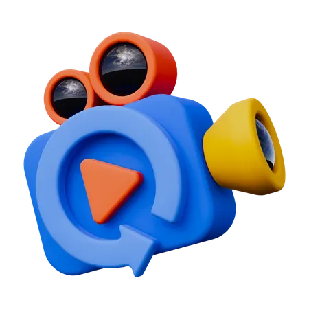 Regravação  3D Icon