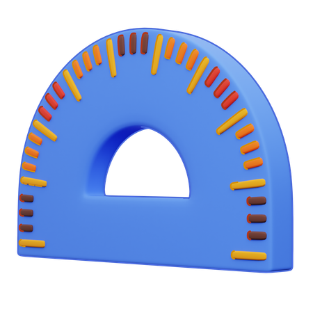 Régua de arco  3D Icon