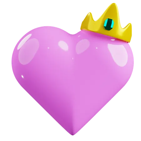 Amor reina  3D Icon