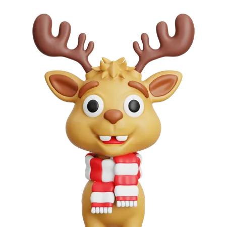 Reindeer 1  3D Icon