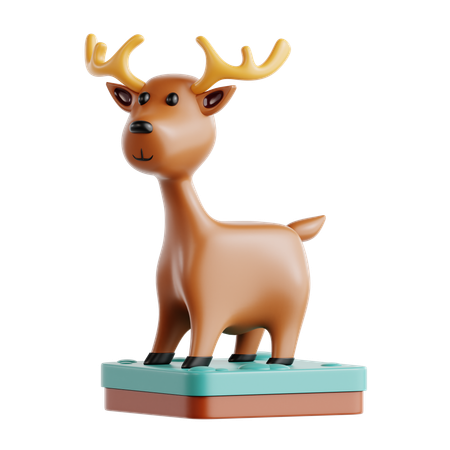 Reindeer  3D Icon