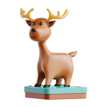 Reindeer  3D Icon