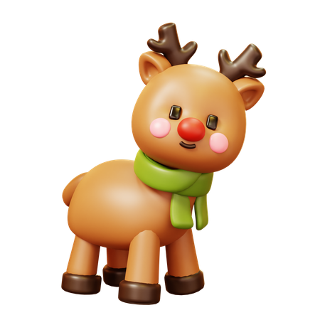 Reindeer  3D Icon