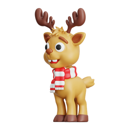 Reindeer  3D Icon