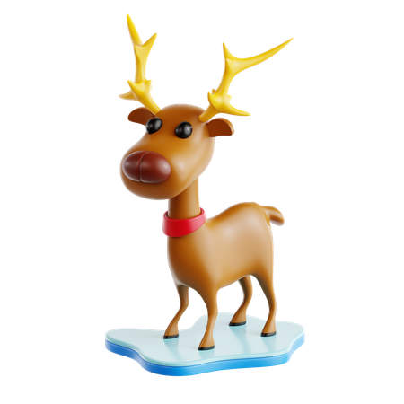 Reindeer  3D Icon