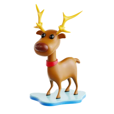 Reindeer  3D Icon