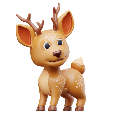 Reindeer  3D Icon