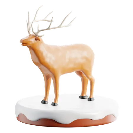 Reindeer  3D Icon