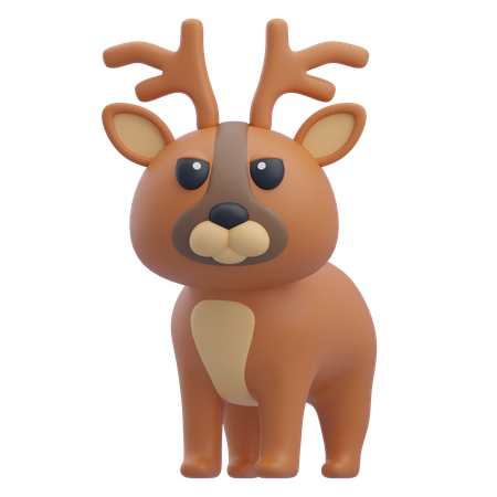 Reindeer  3D Icon