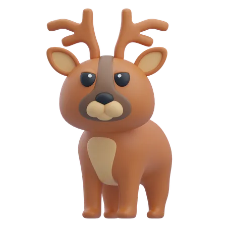 Reindeer  3D Icon