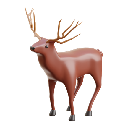 Reindeer  3D Icon