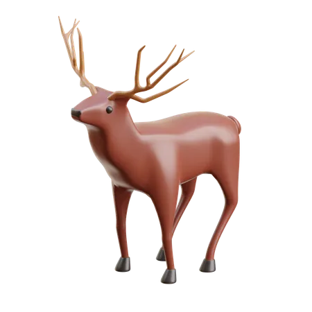 Reindeer  3D Icon