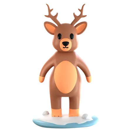 Reindeer  3D Icon