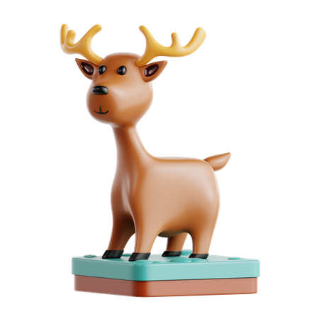 Reindeer  3D Icon