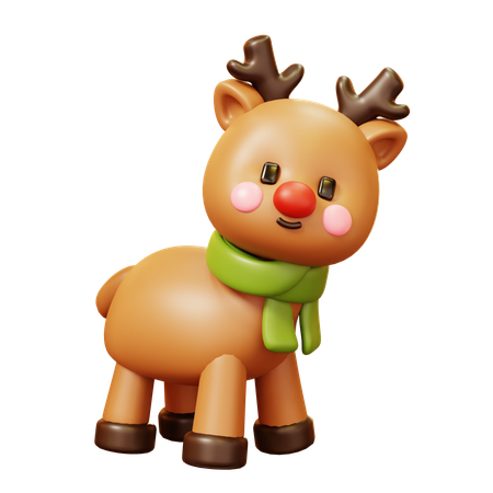 Reindeer  3D Icon