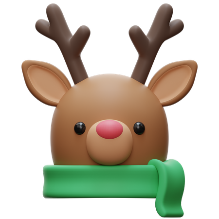 Reindeer  3D Illustration