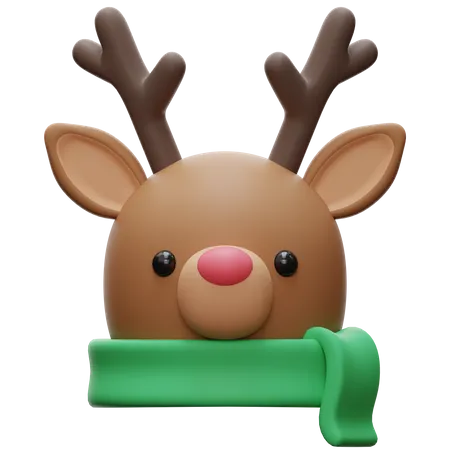 Reindeer  3D Illustration