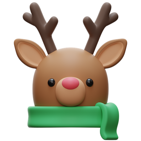 Reindeer  3D Illustration