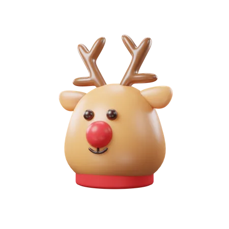 Reindeer 3D Icon