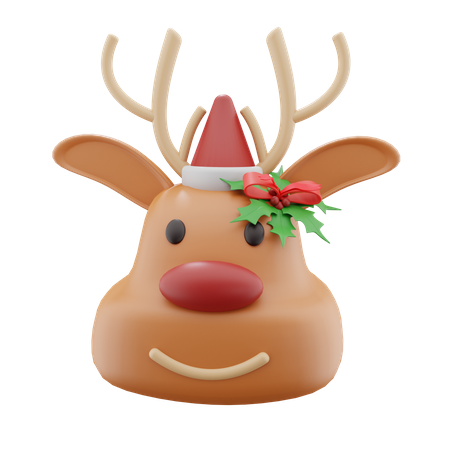 Reindeer 3D Icon