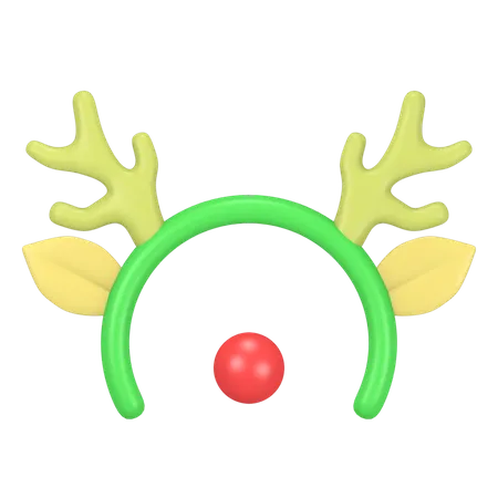 Reindeer Antlers  3D Icon