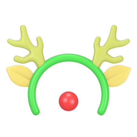 Reindeer Antlers  3D Icon