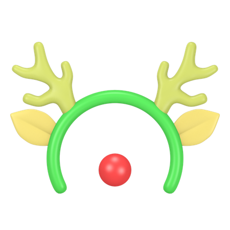 Reindeer Antlers  3D Icon