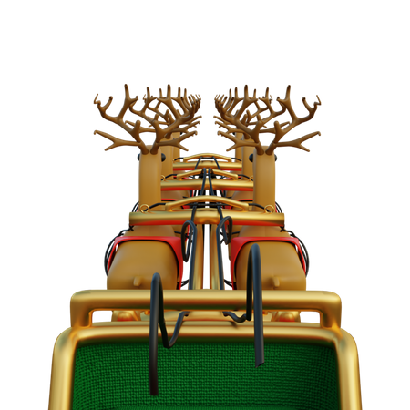 Reindeer Carriage  3D Icon