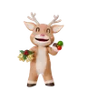 Reindeer With Christmas Decor