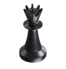 pièce d'échecs reine noire