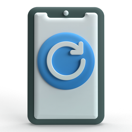 Reinicialização do celular  3D Icon