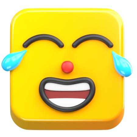 Reír a carcajadas emoji  3D Icon