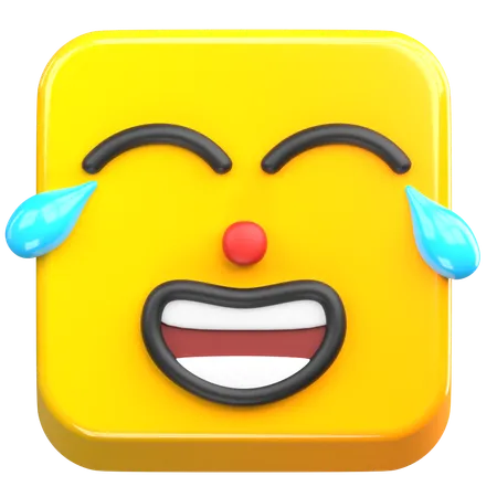 Reír a carcajadas emoji  3D Icon