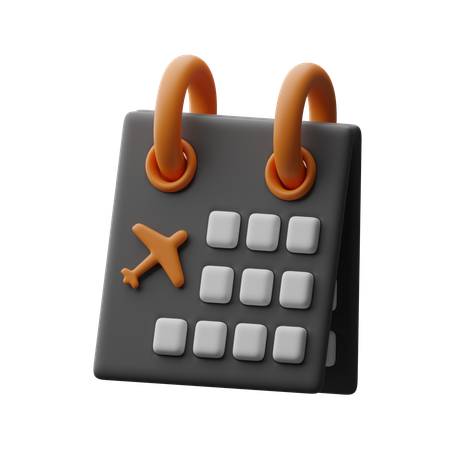 Reiseagenda  3D Icon