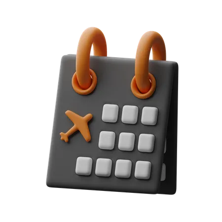 Reiseagenda  3D Icon