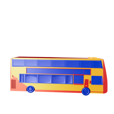 Reisebus  3D Icon