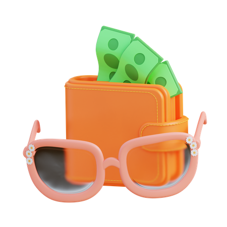 Reisegeld  3D Icon