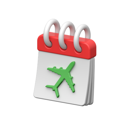 Reisekalender  3D Icon