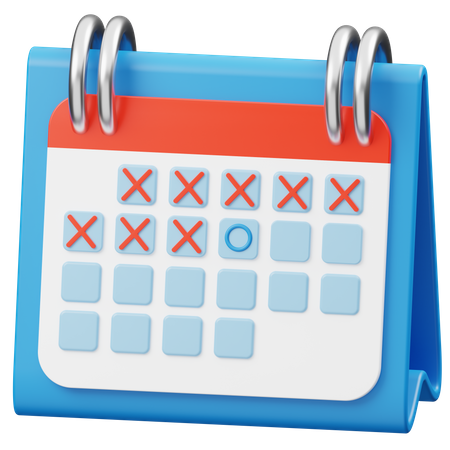 Reisekalender  3D Icon